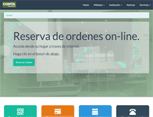 Tablet Screenshot of comta.com.uy